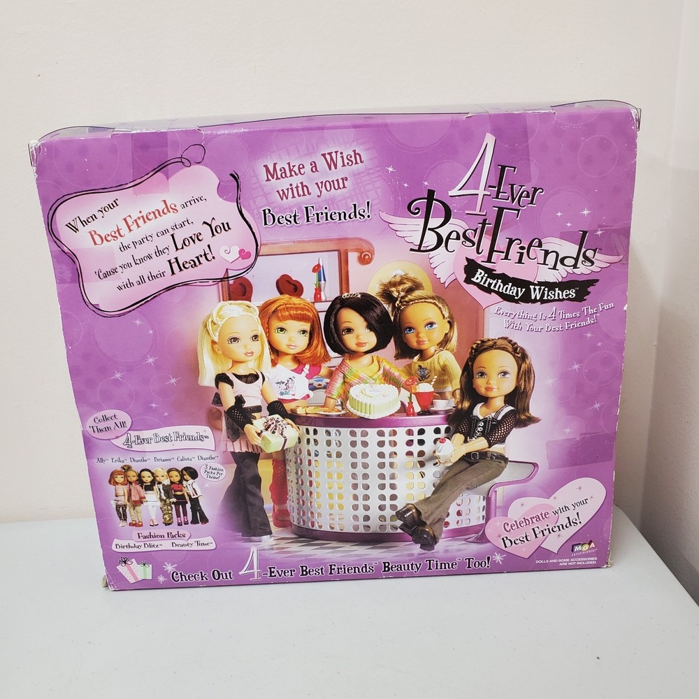 MGA 4-Ever Best Friends Birthday Wishes Playset NEW - Picture 2 of 8